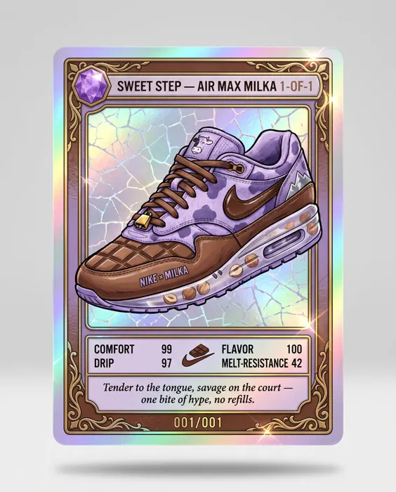 A collectible trading card by the Collectible Card Machine.