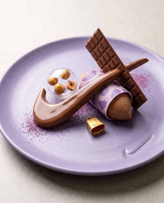 A dish replated by the Michelin Plating Director.